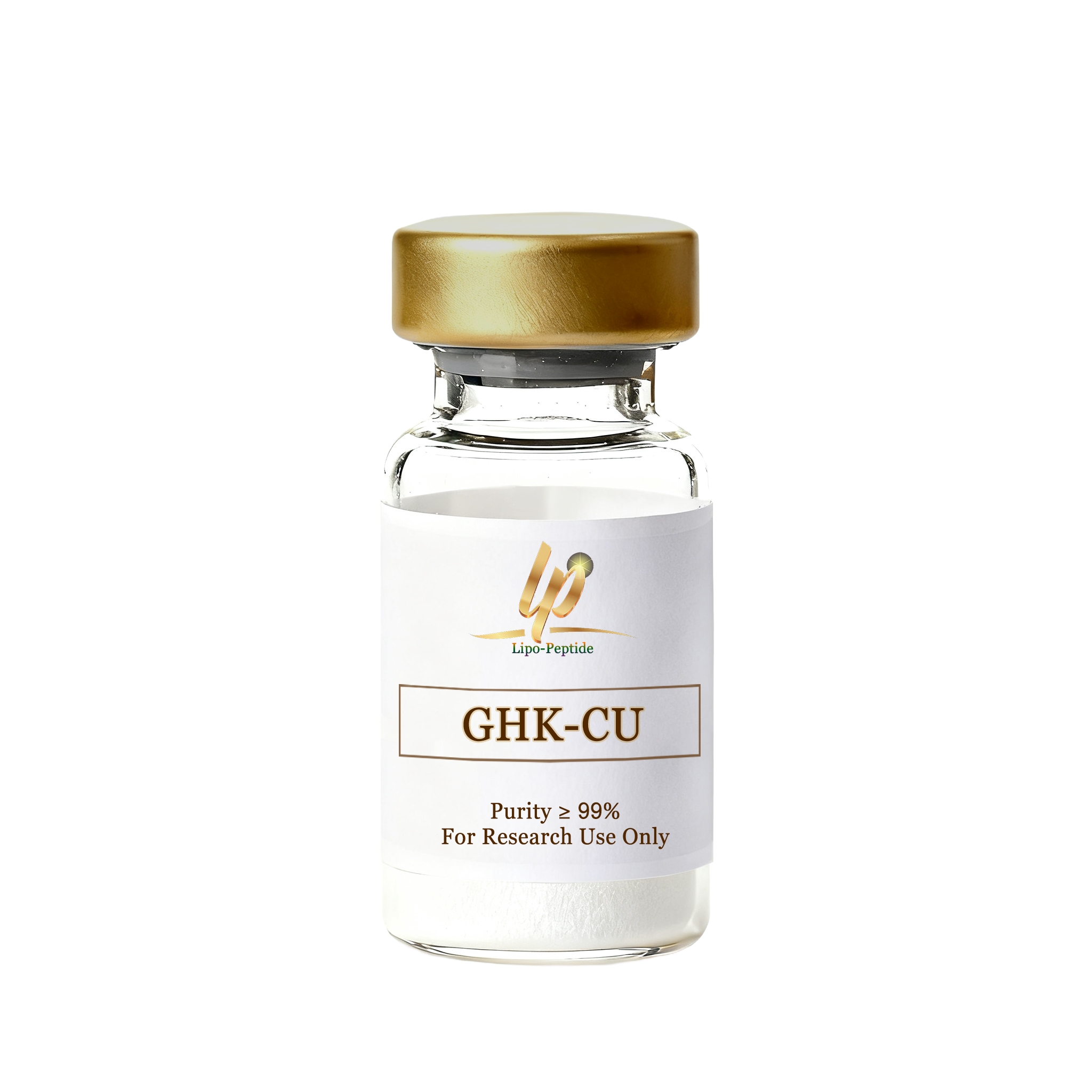 99% Pure Ghk-Cu Copper Peptide Lyophilized Powder for Skin Repair & Anti-Aging